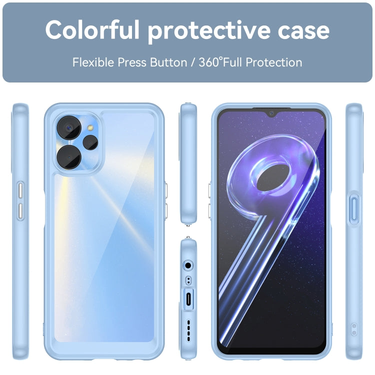 For Realme 10S 5G Colorful Series Acrylic + TPU Phone Case