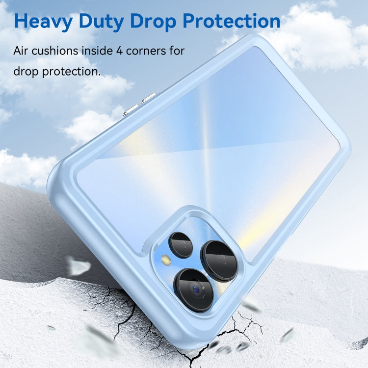 For Realme 10S 5G Colorful Series Acrylic + TPU Phone Case