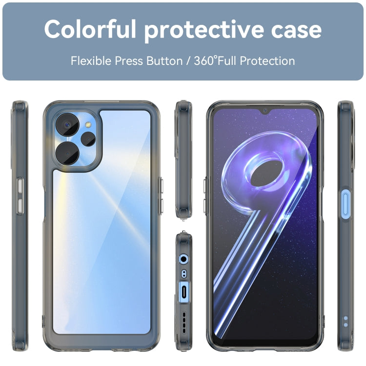 For Realme 10S 5G Colorful Series Acrylic + TPU Phone Case