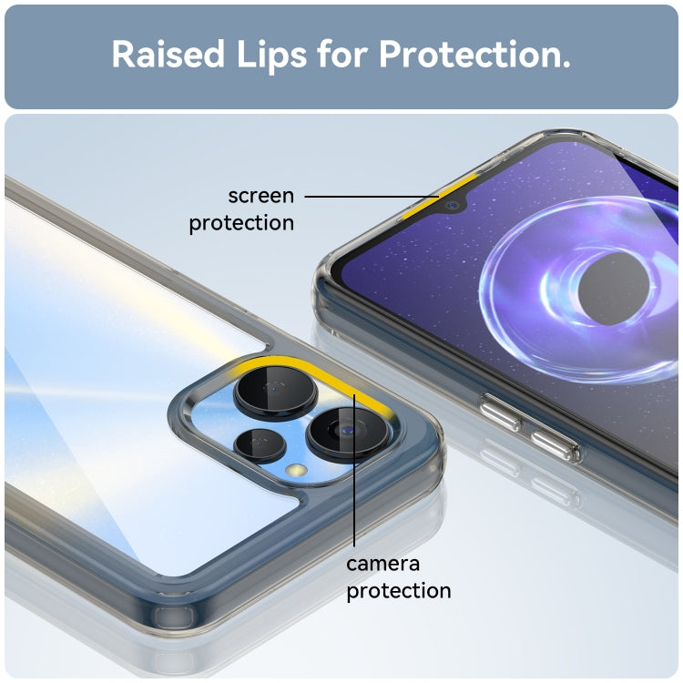 For Realme 10S 5G Colorful Series Acrylic + TPU Phone Case