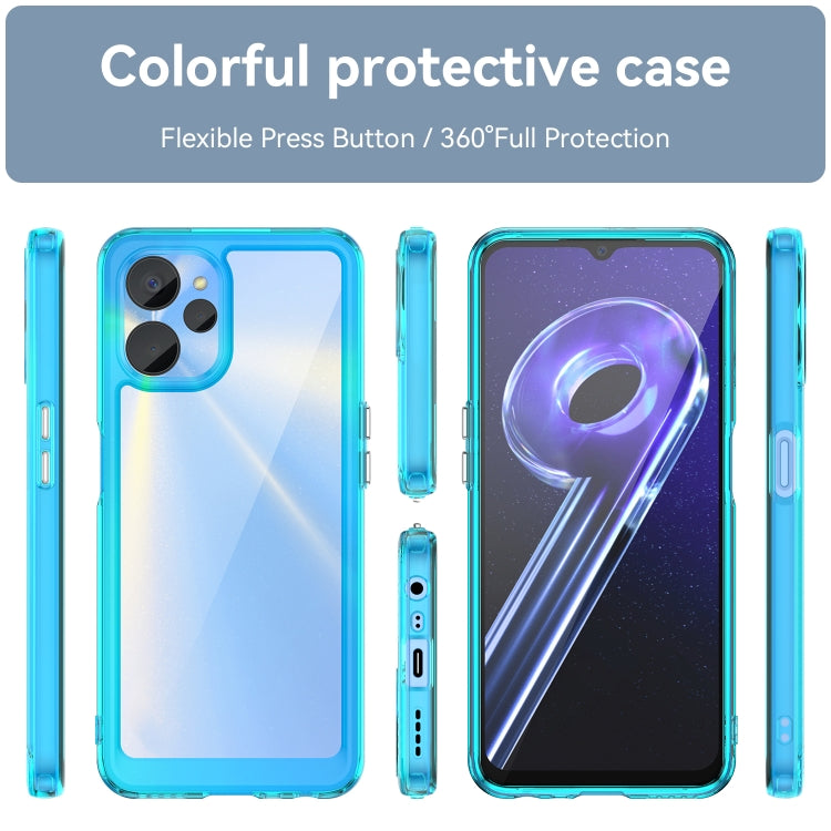 For Realme 10S 5G Colorful Series Acrylic + TPU Phone Case