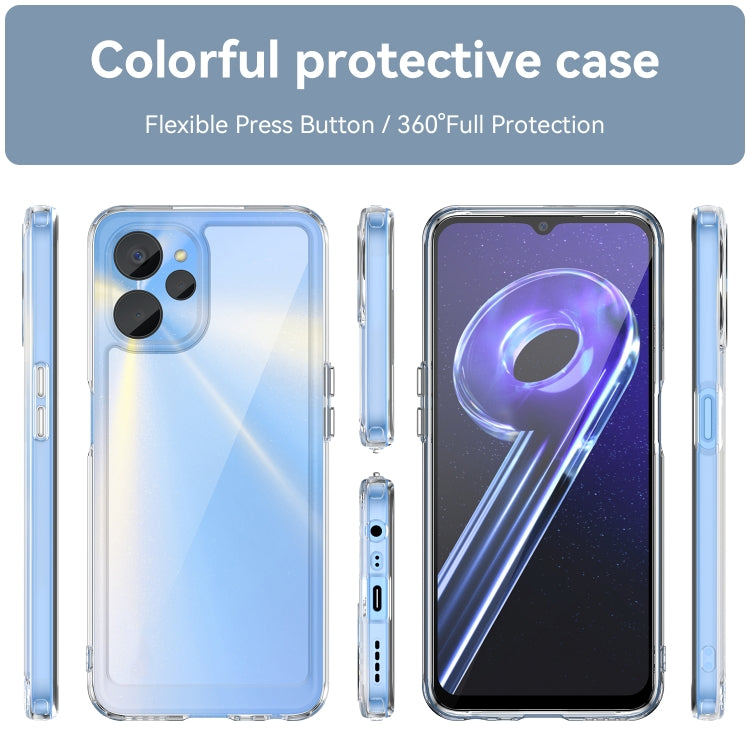 For Realme 10S 5G Colorful Series Acrylic + TPU Phone Case