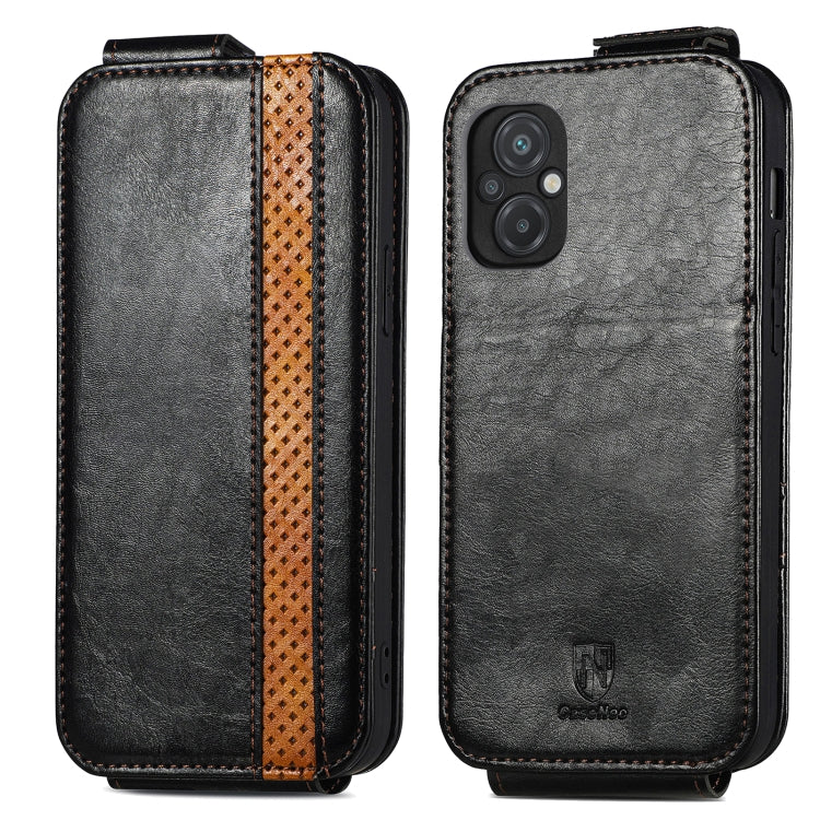 For Xiaomi Poco M5 Splicing Wallet Card Holder Vertical Flip Leather Phone Case