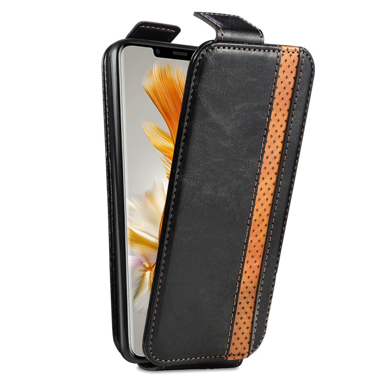 For Huawei Mate 50 Pro Splicing Wallet Card Holder Vertical Flip Leather Phone Case