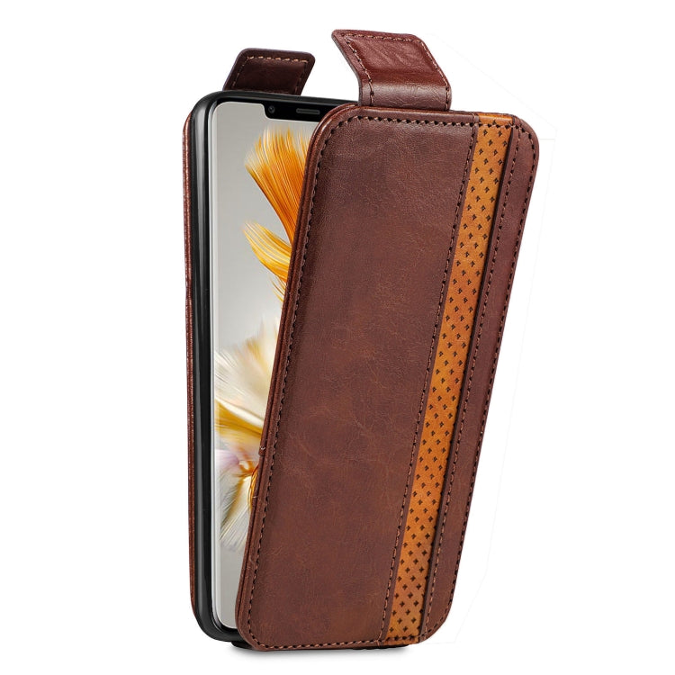 For Huawei Mate 50 Pro Splicing Wallet Card Holder Vertical Flip Leather Phone Case