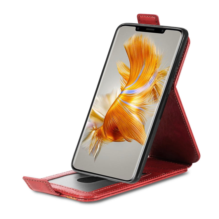 For Huawei Mate 50 Pro Splicing Wallet Card Holder Vertical Flip Leather Phone Case