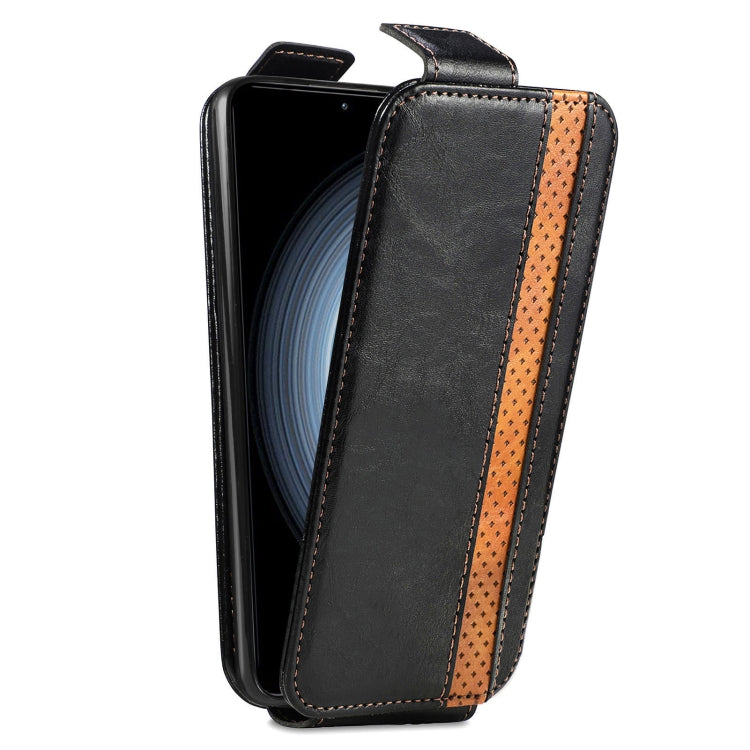 For Xiaomi Redmi K50 Ultra Splicing Wallet Card Holder Vertical Flip Leather Phone Case