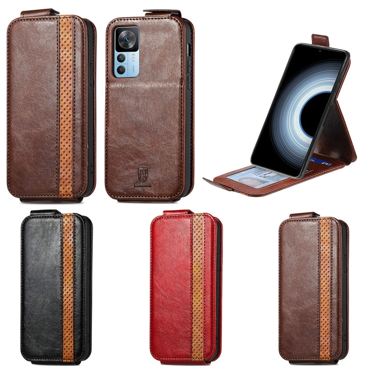 For Xiaomi Redmi K50 Ultra Splicing Wallet Card Holder Vertical Flip Leather Phone Case