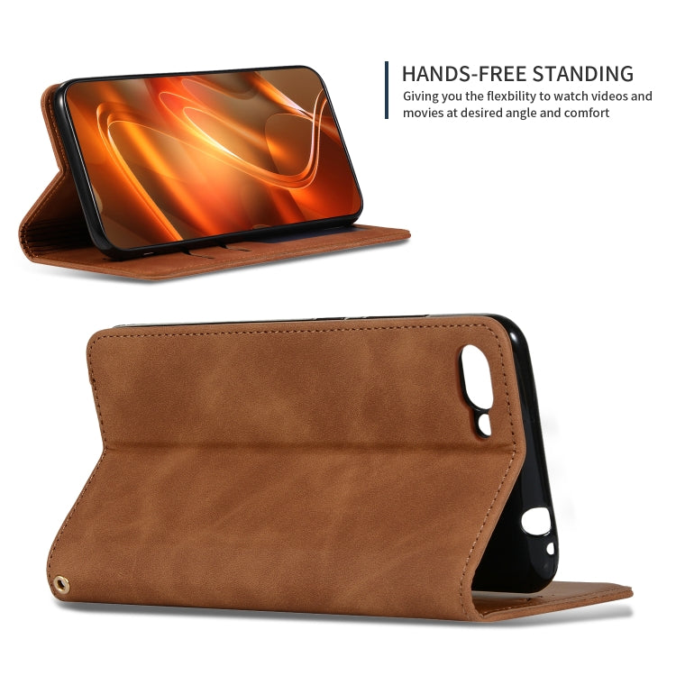 Retro Skin Feel Business Magnetic Horizontal Flip Leather Case for ASUS Zenfone 4 MAX ZC554KL