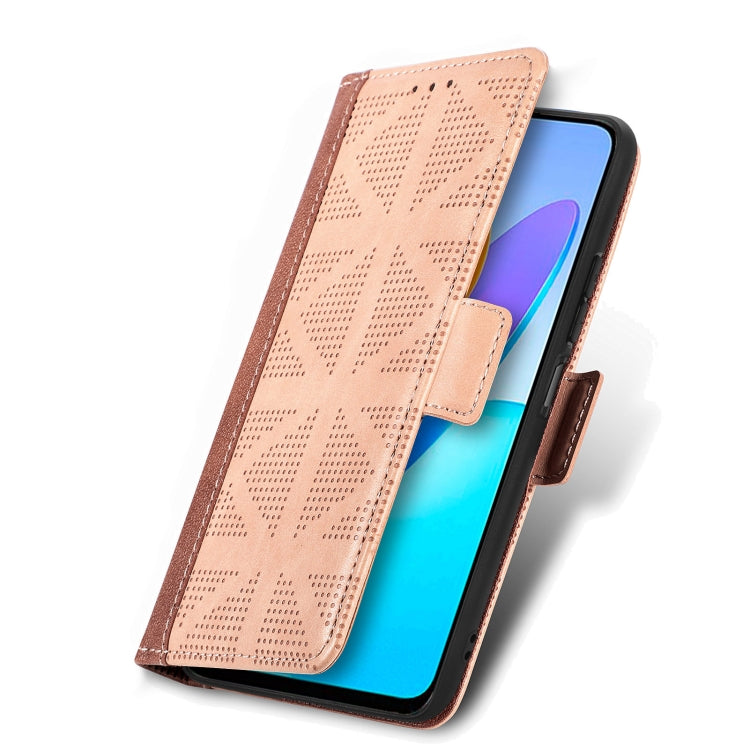 For Honor X8 5G Grid Leather Flip Phone Case