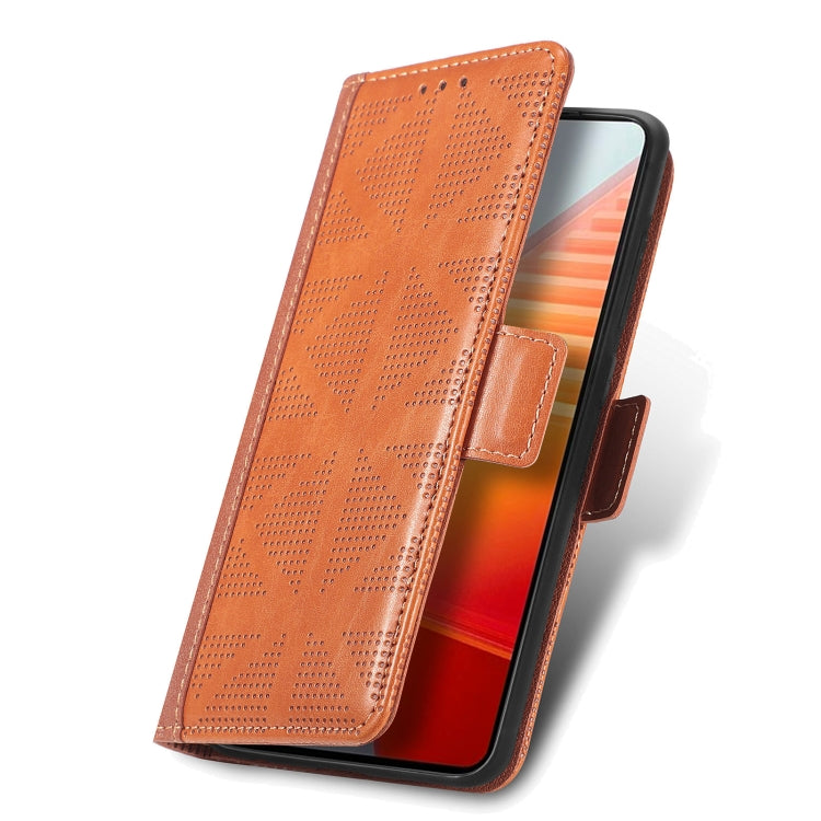 For vivo iQOO 10 Grid Leather Flip Phone Case