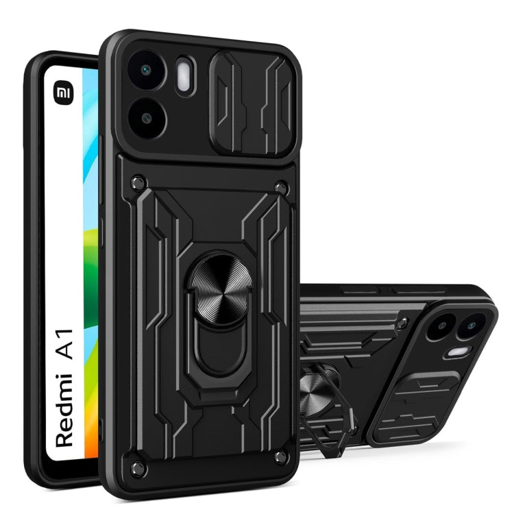For Xiaomi Redmi A1 4G Sliding Camshield Card Phone Case