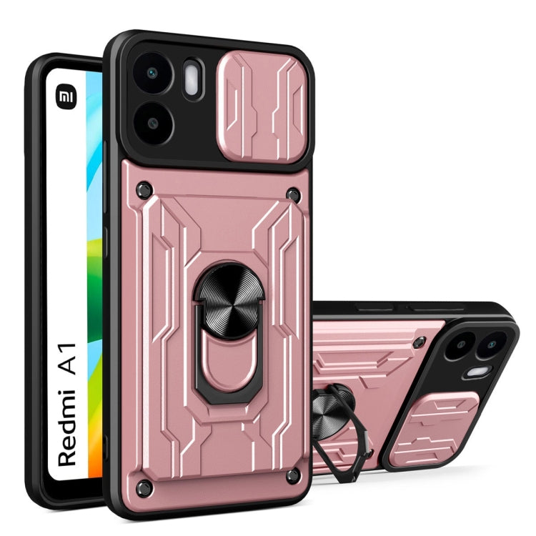 For Xiaomi Redmi A1 4G Sliding Camshield Card Phone Case