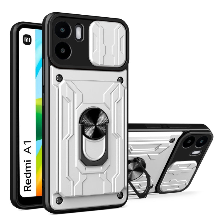 For Xiaomi Redmi A1 4G Sliding Camshield Card Phone Case