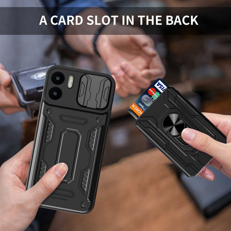 For Xiaomi Redmi A1 4G Sliding Camshield Card Phone Case