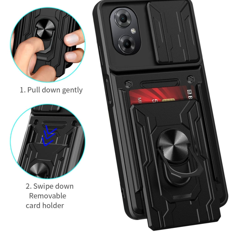 For Xiaomi Poco M4 5G Sliding Camshield Card Phone Case
