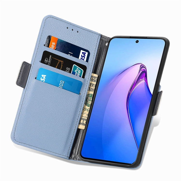 For OPPO Reno8 Pro Stereoscopic Flowers Leather Phone Case