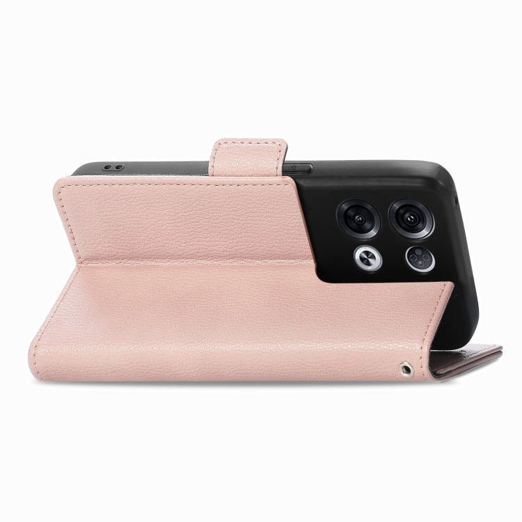 For OPPO Reno8 Pro Stereoscopic Flowers Leather Phone Case