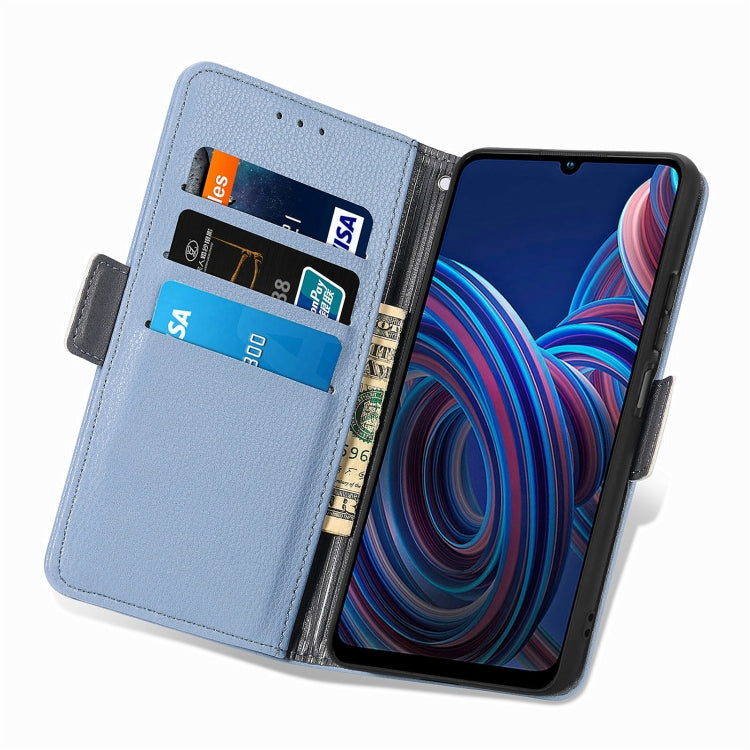 For ZTE Blade A72 4G Stereoscopic Flowers Leather Phone Case