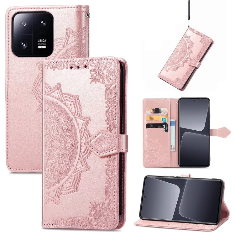 For Xiaomi 13 Mandala Flower Embossed Leather Phone Case