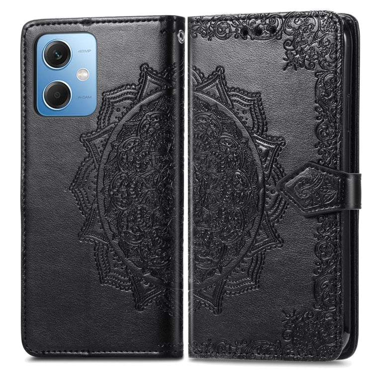 For Xiaomi Redmi Note 12 Pro+ China Mandala Flower Embossed Leather Phone Case