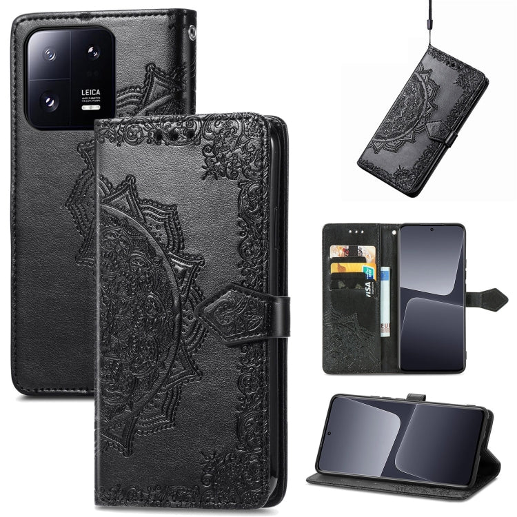 For Xiaomi 13 Pro Mandala Flower Embossed Leather Phone Case