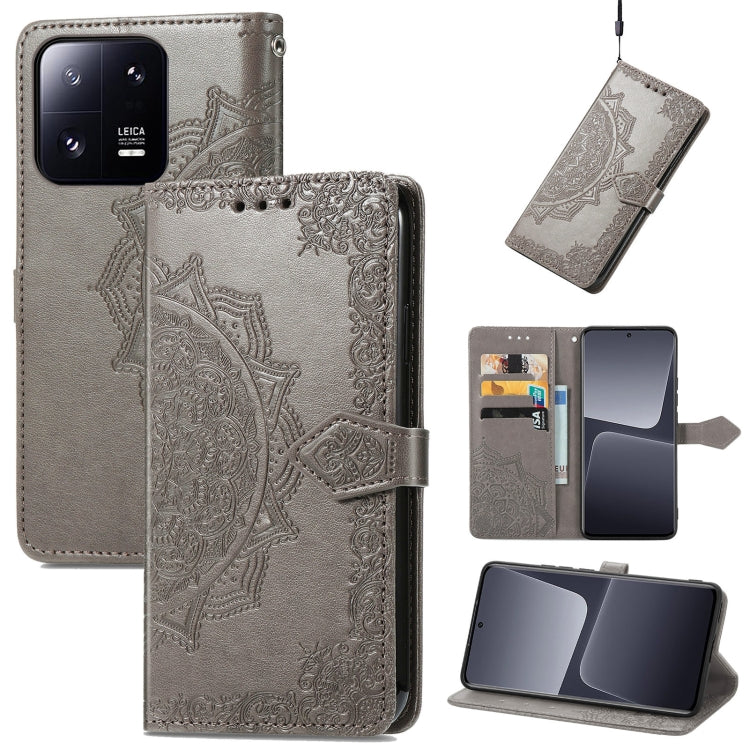 For Xiaomi 13 Pro Mandala Flower Embossed Leather Phone Case