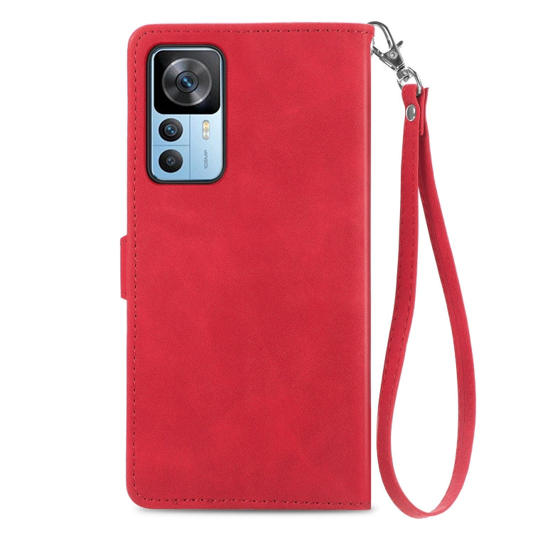 For Xiaomi Redmi K50 Ultra Embossed Flower Shockproof Leather Phone Case