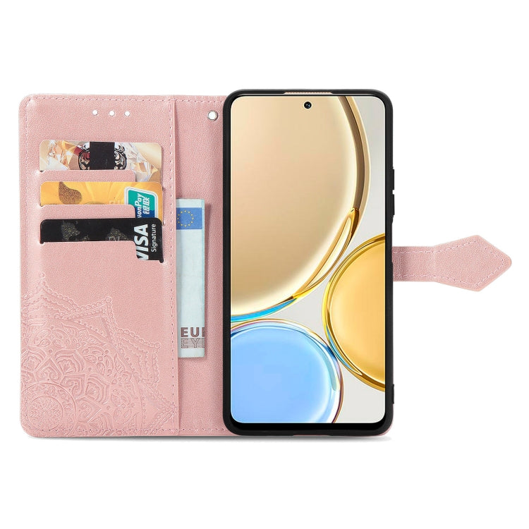 For Honor X30 / Magic 4 Lite 5G Mandala Flower Embossed Leather Phone Case