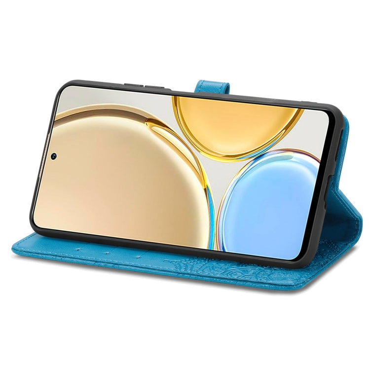 For Honor X30 / Magic 4 Lite 5G Mandala Flower Embossed Leather Phone Case