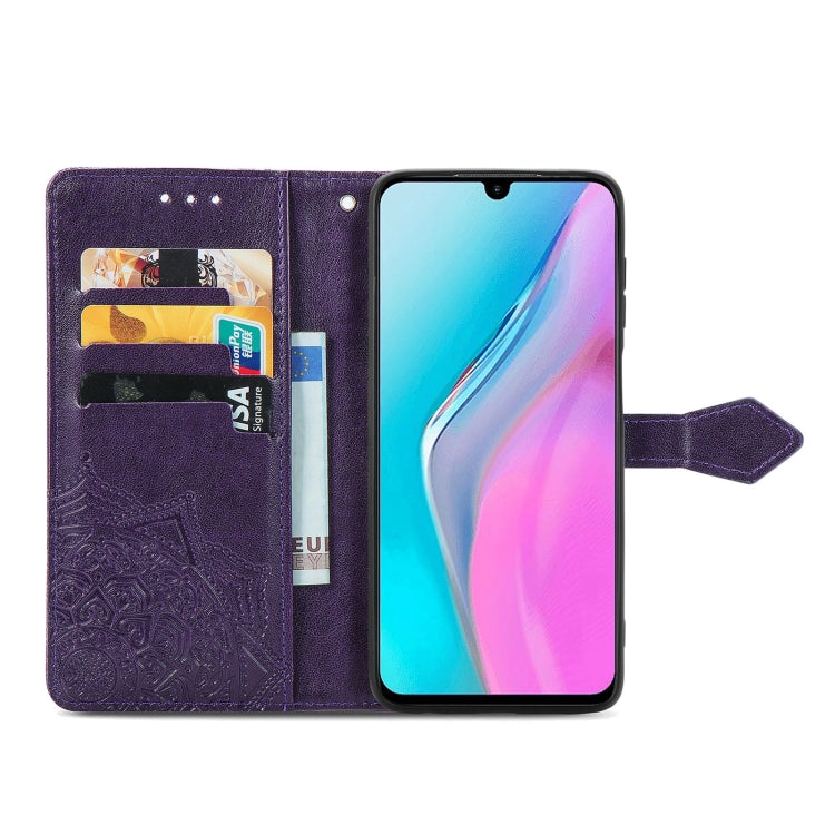 For Infinix Note 11 Mandala Flower Embossed Leather Phone Case