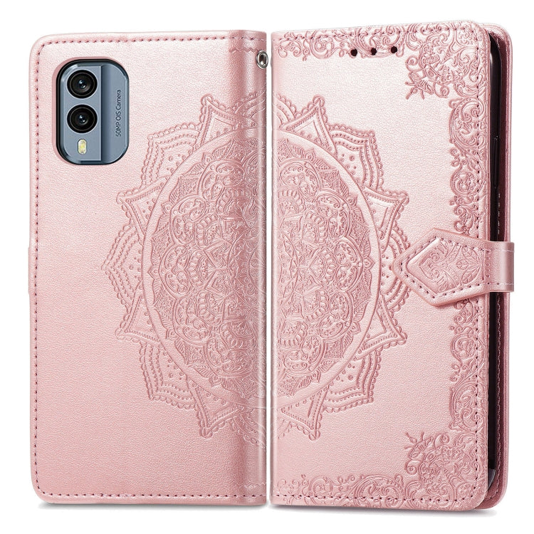 For Nokia X30 Mandala Flower Embossed Leather Phone Case