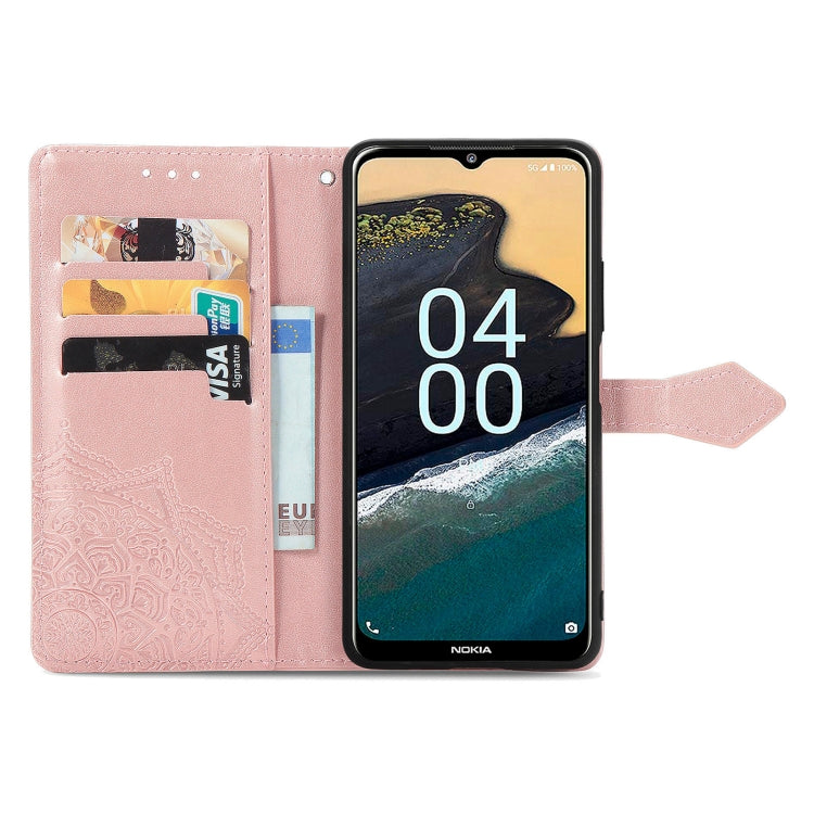 For Nokia X30 Mandala Flower Embossed Leather Phone Case