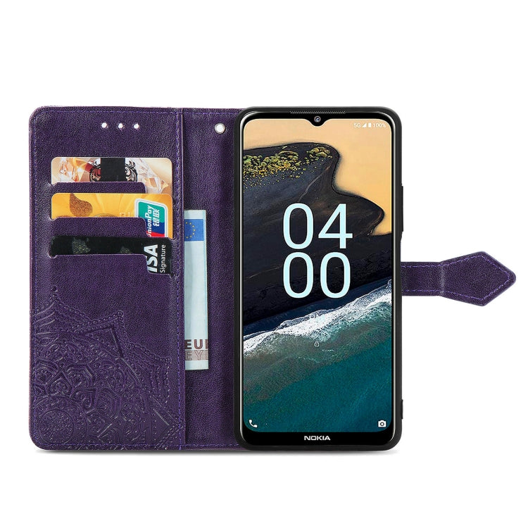 For Nokia X30 Mandala Flower Embossed Leather Phone Case