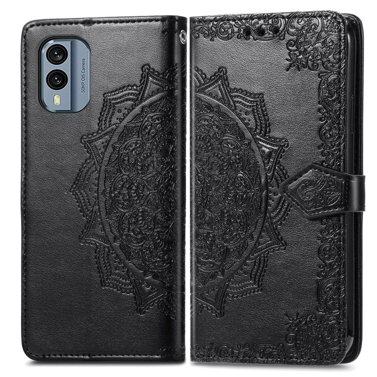 For Nokia X30 Mandala Flower Embossed Leather Phone Case