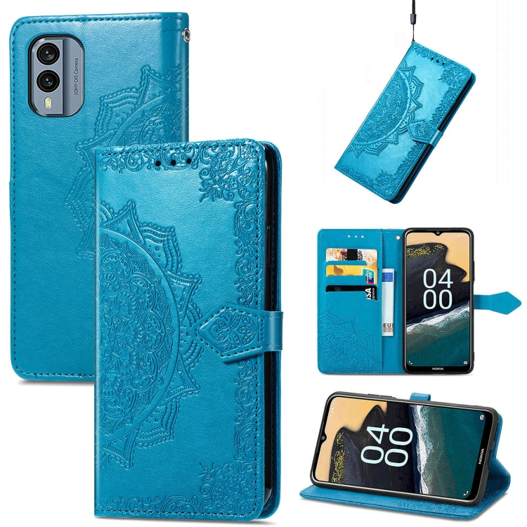 For Nokia X30 Mandala Flower Embossed Leather Phone Case