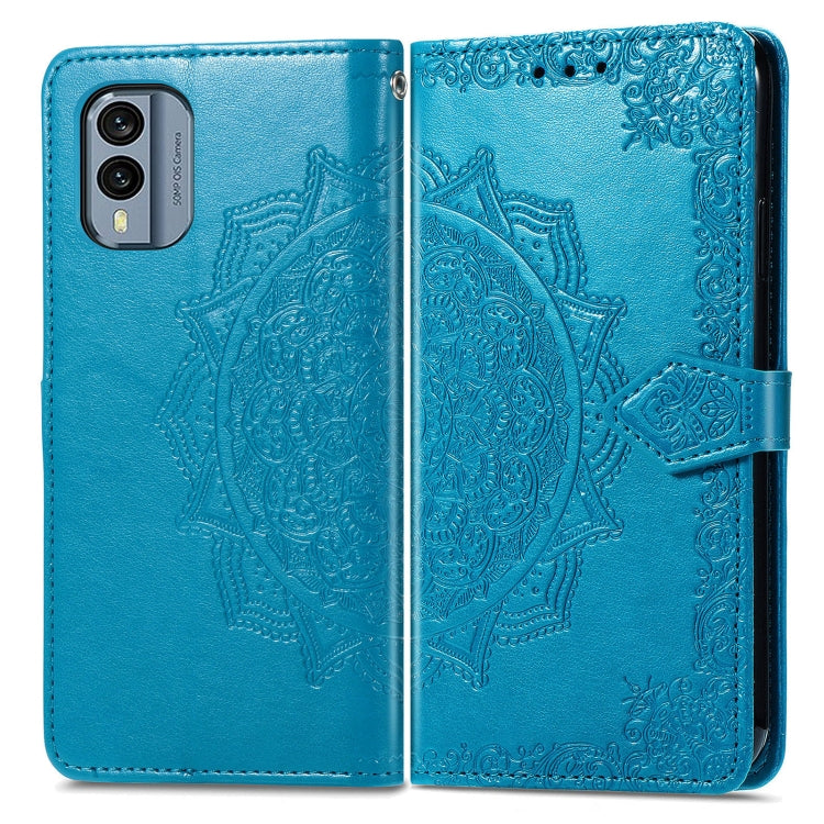For Nokia X30 Mandala Flower Embossed Leather Phone Case
