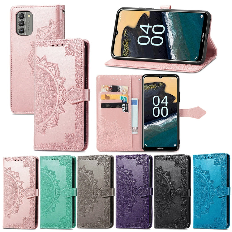 For Nokia X30 Mandala Flower Embossed Leather Phone Case