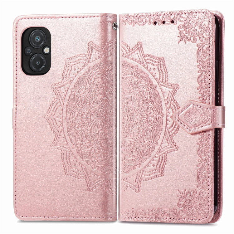 For Xiaomi Poco M5 Mandala Flower Embossed Leather Phone Case