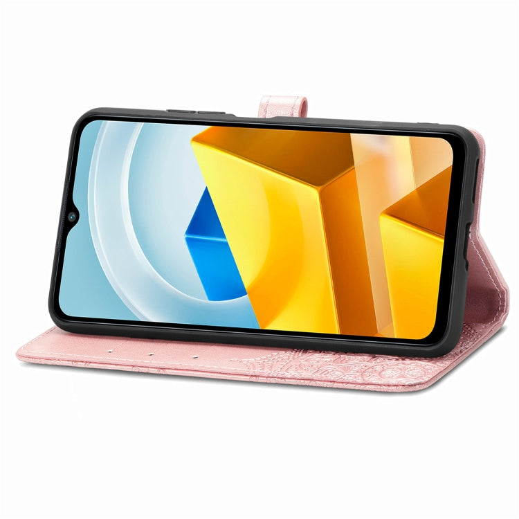 For Xiaomi Poco M5 Mandala Flower Embossed Leather Phone Case