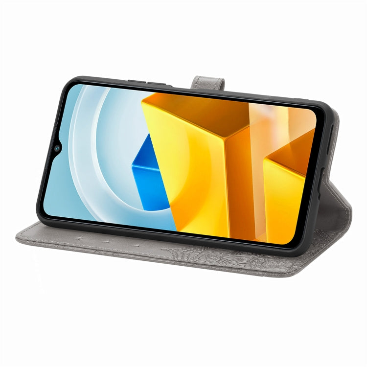 For Xiaomi Poco M5 Mandala Flower Embossed Leather Phone Case