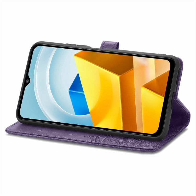 For Xiaomi Poco M5 Mandala Flower Embossed Leather Phone Case