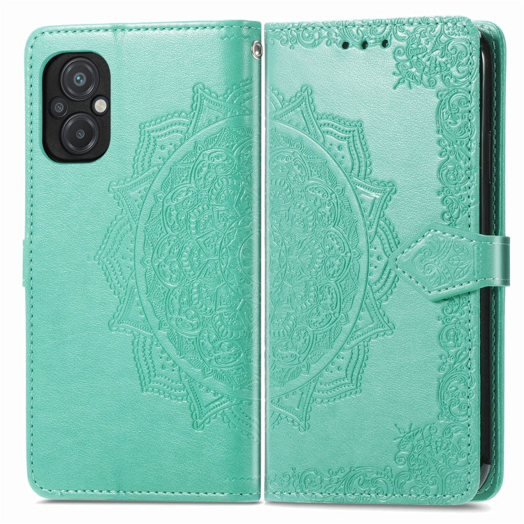 For Xiaomi Poco M5 Mandala Flower Embossed Leather Phone Case