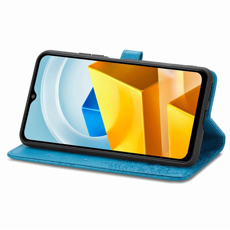 For Xiaomi Poco M5 Mandala Flower Embossed Leather Phone Case