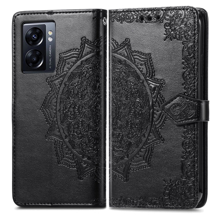For Realme V23 Mandala Flower Embossed Leather Phone Case