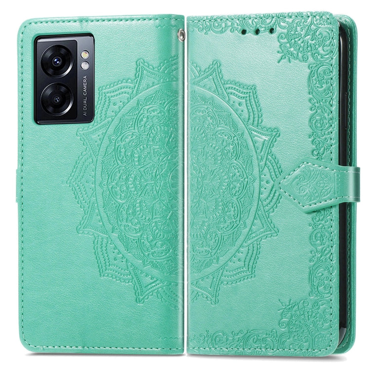 For Realme V23 Mandala Flower Embossed Leather Phone Case