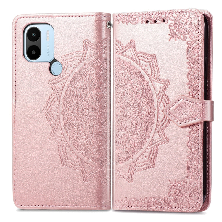 For Xiaomi Redmi A1+ Mandala Flower Embossed Leather Phone Case