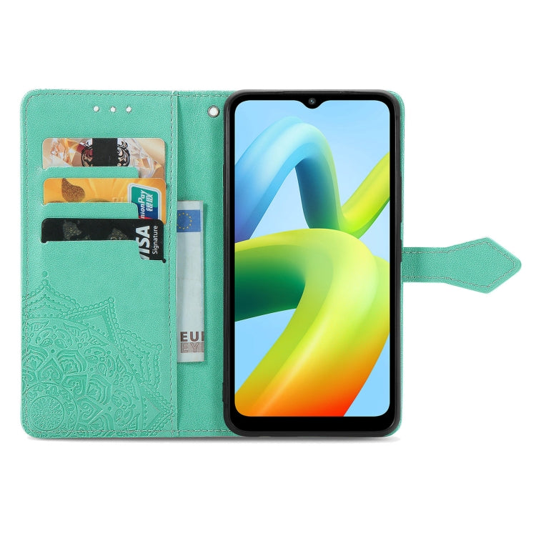 For Xiaomi Redmi A1+ Mandala Flower Embossed Leather Phone Case