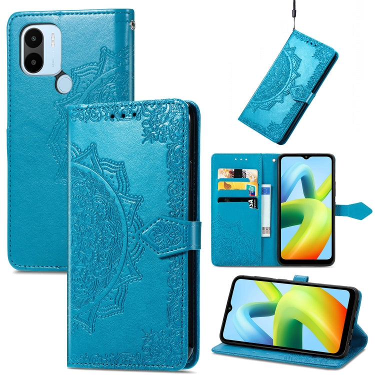 For Xiaomi Redmi A1+ Mandala Flower Embossed Leather Phone Case