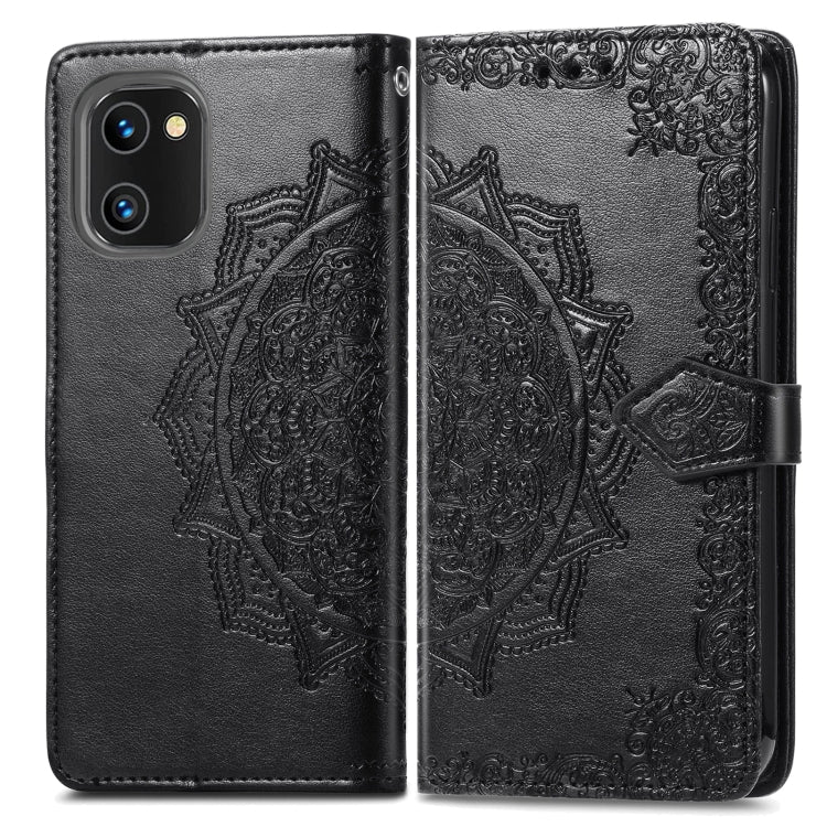 For UMIDIGI A13S Mandala Flower Embossed Leather Phone Case